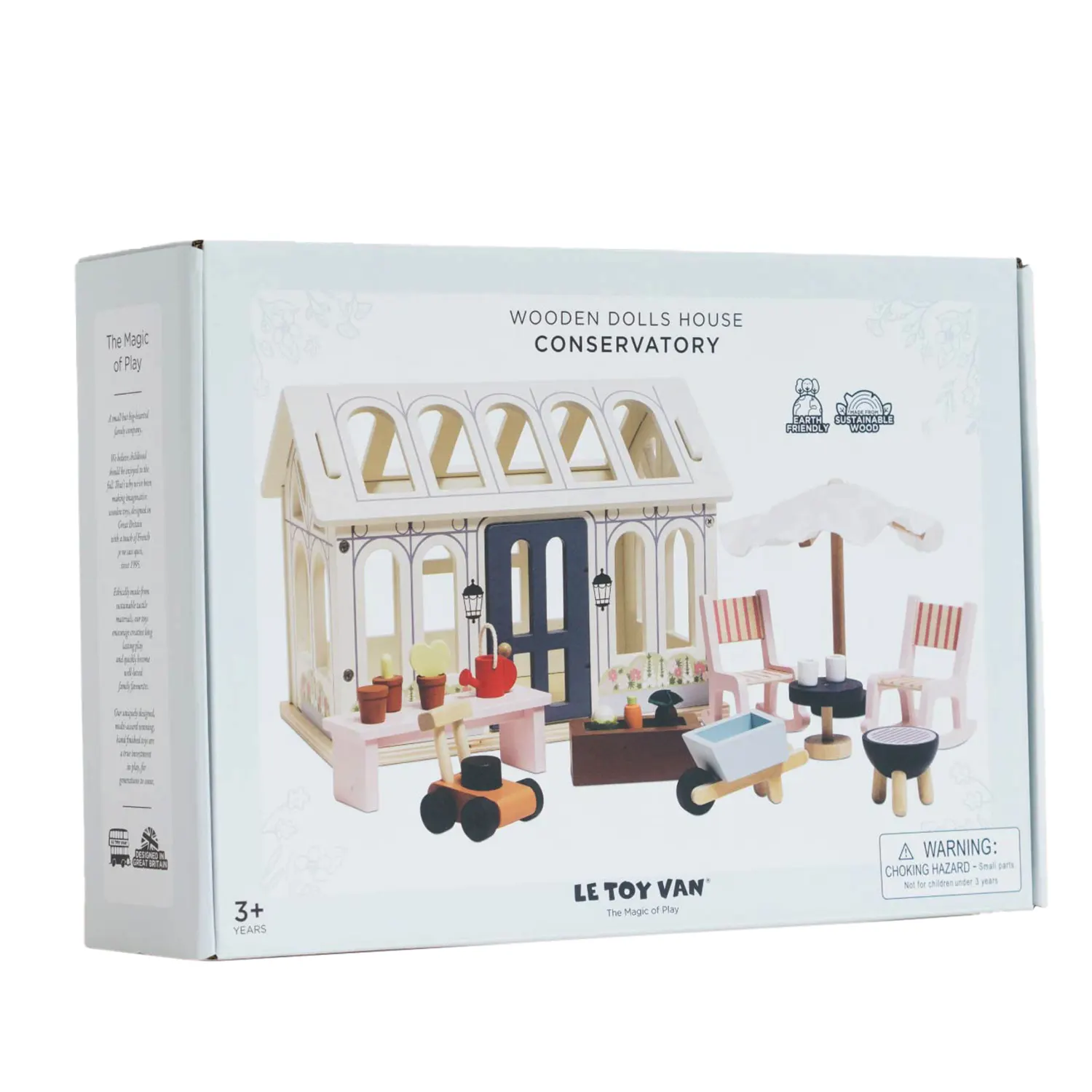 Spielset Wintergarten für Puppenhaus / Dolls House Conservatory Playset-Le Toy Van (LTV)