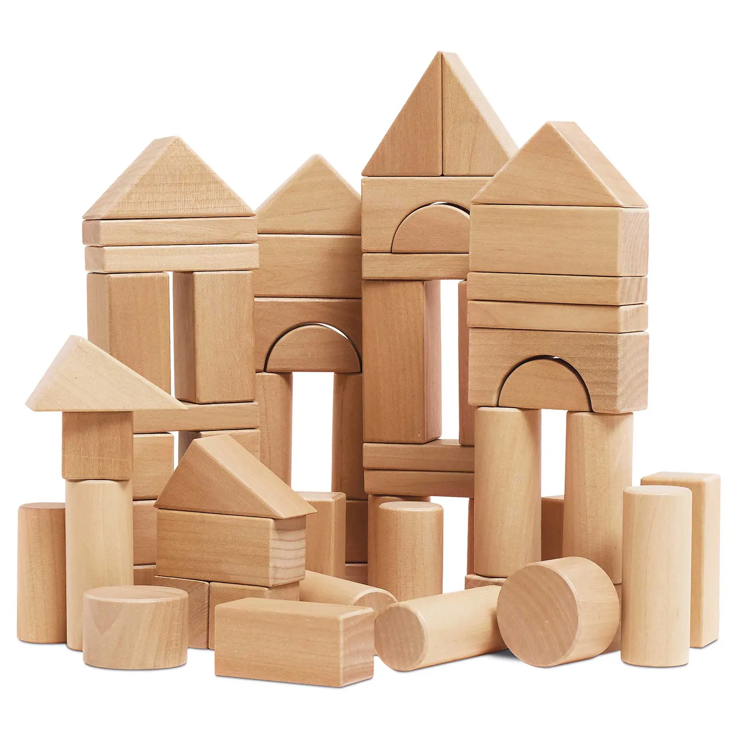 Holzbauklötze / Natural Wooden Building Blocks