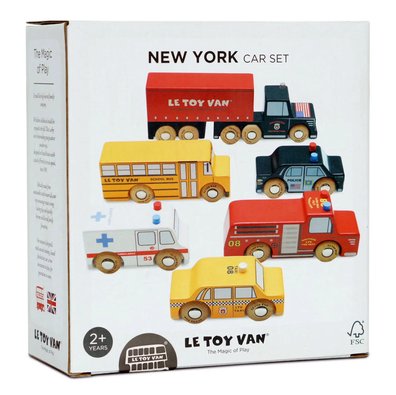 New York Auto Set / New York Toy Car Set-Le Toy Van (LTV)
