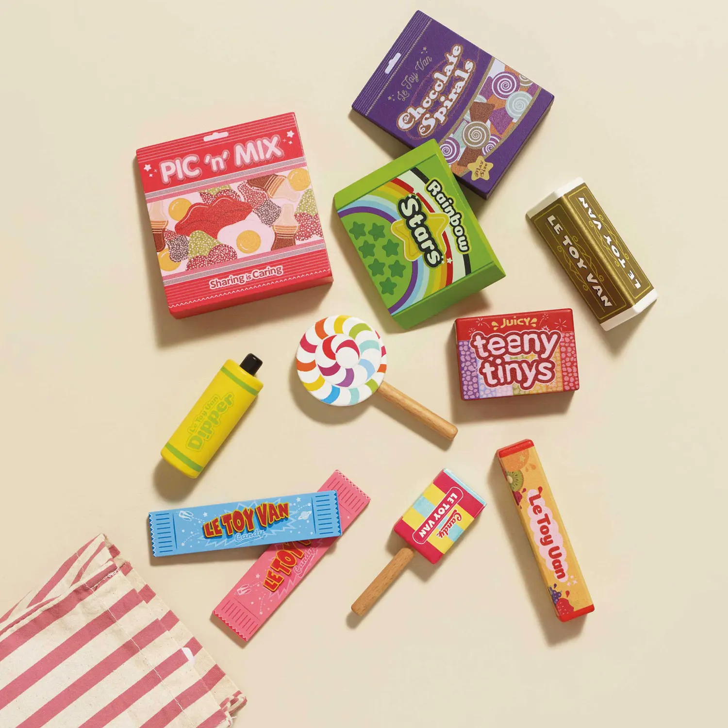 Süßigkeiten & Candy Set / Retro Sweets and Candy Roleplay Set-Le Toy Van (LTV)