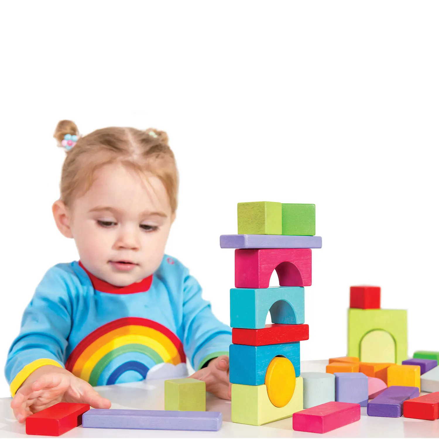 Regenbogen-Lauflernwagen / Rainbow Baby Walker & Puzzle-Le Toy Van (LTV)