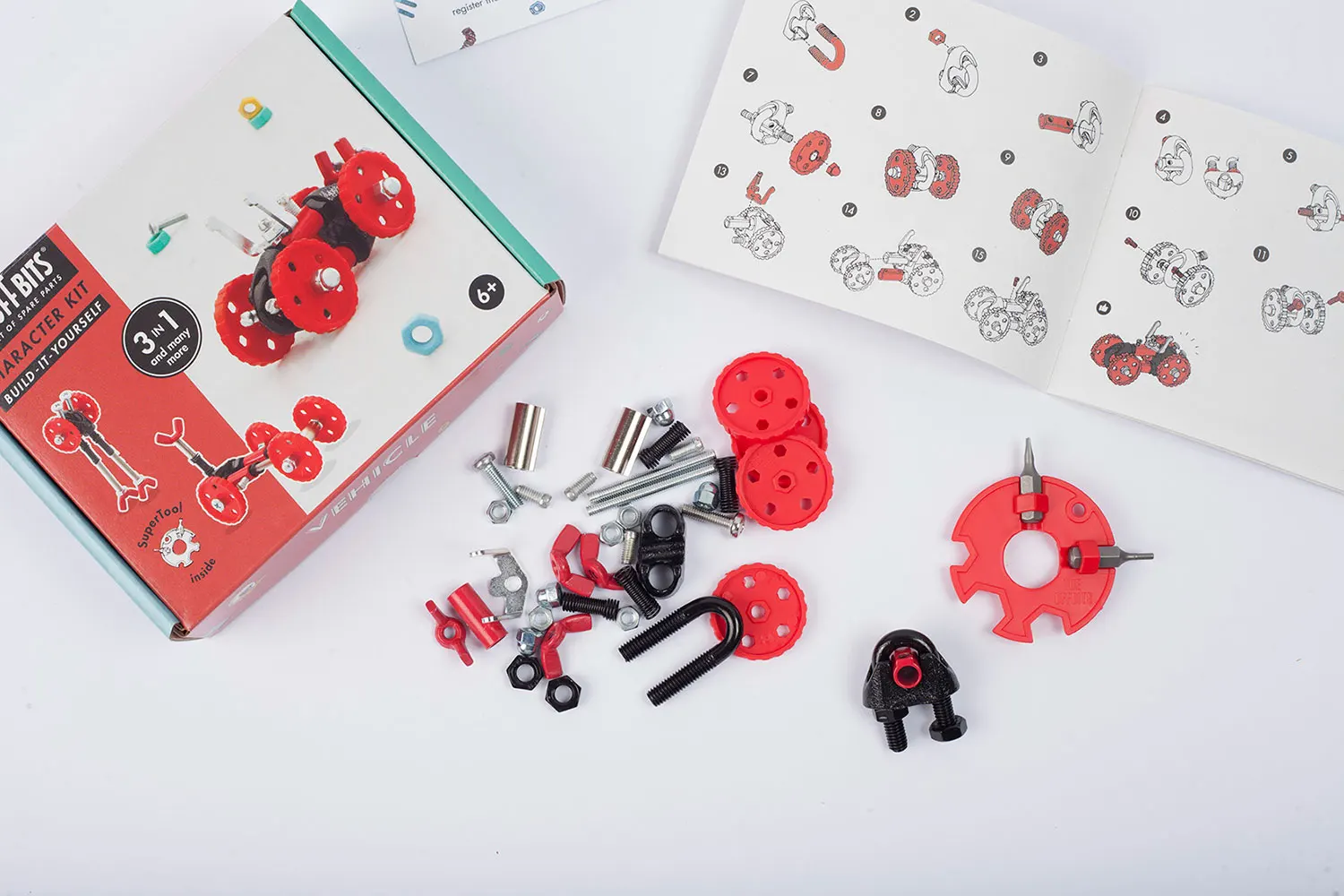 Vehicle Kit - Red Car - FormulaBit-TheOffbits