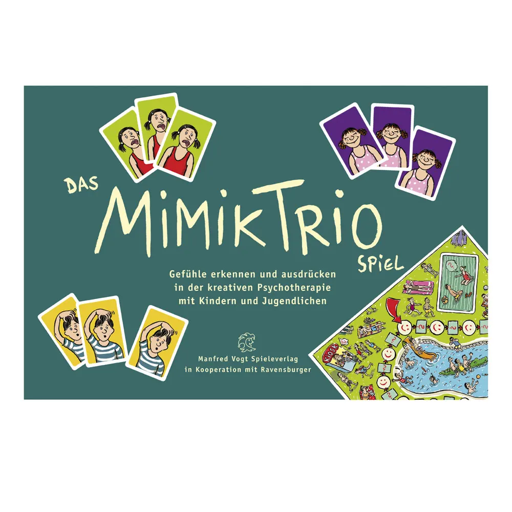 Mimiktrio-Gefühle erkennen und ausdrücken-Manfred Vogt Spieleverlag