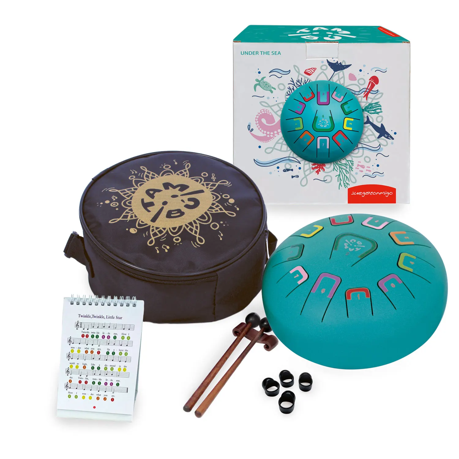Tambu Steel Drum - Under the sea (Matt Turquoise)-JuegaConmigo