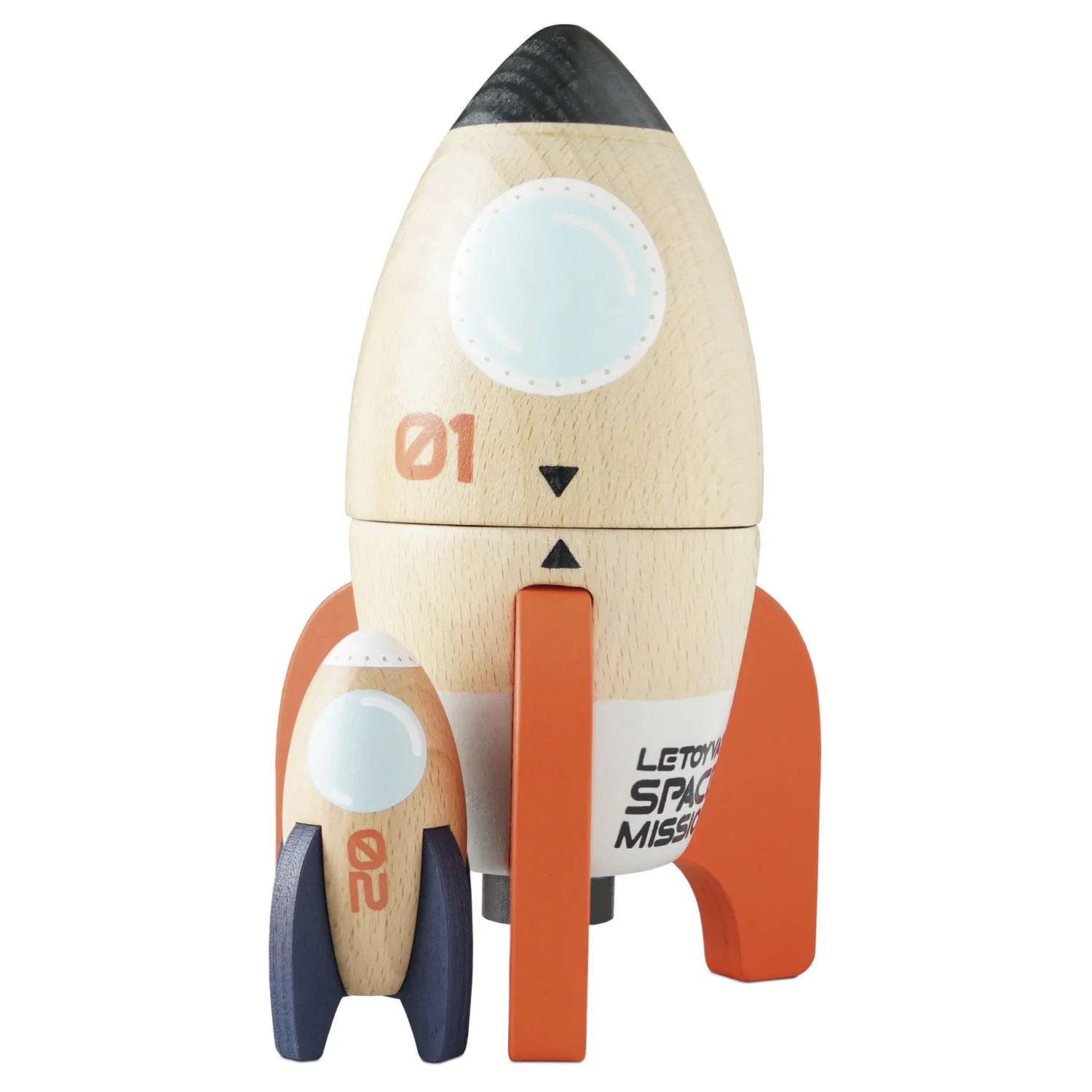 Weltraumraketen Duo /Magnetic Space Rocket Duo-Le Toy Van (LTV)