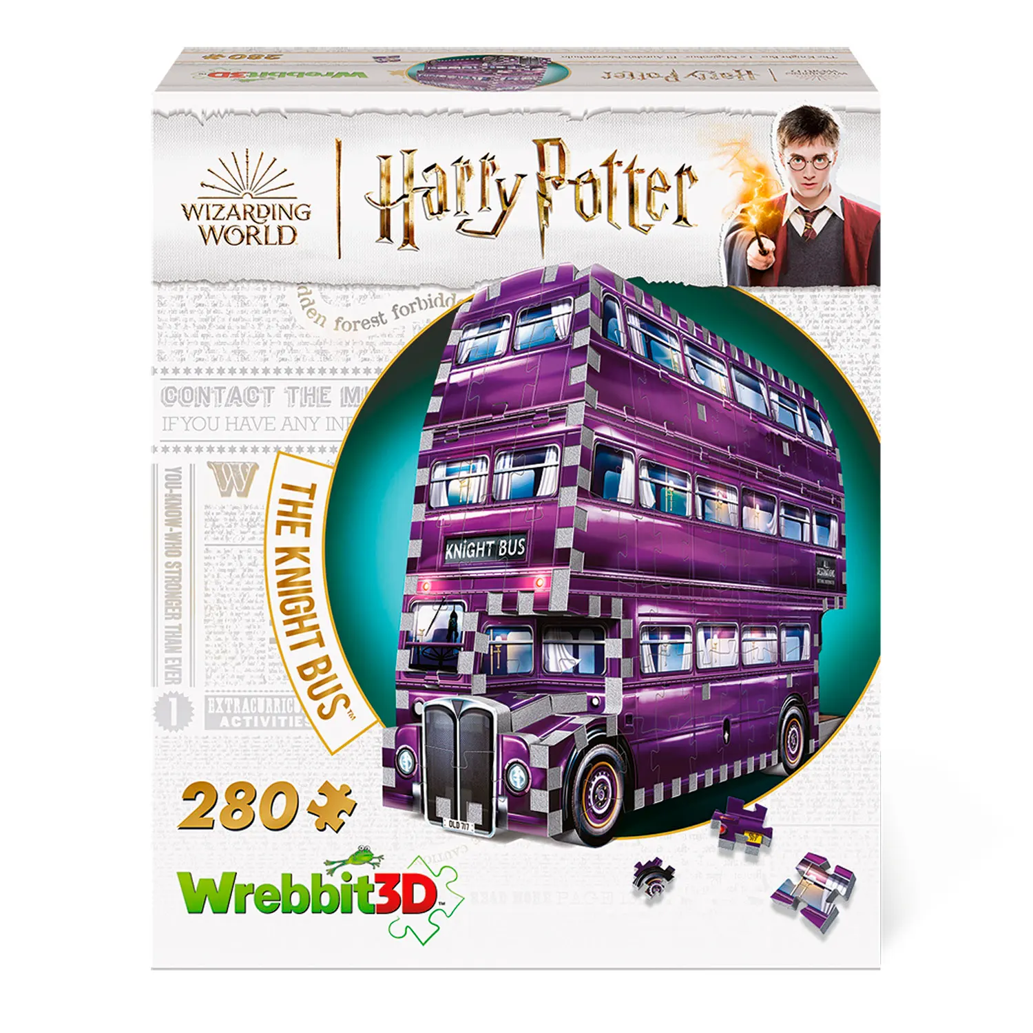 Der fahrende Ritter Harry Potter/ The Knight Bus 280 pcs. 3D-Puzzle-Wrebbit-3D Puzzles