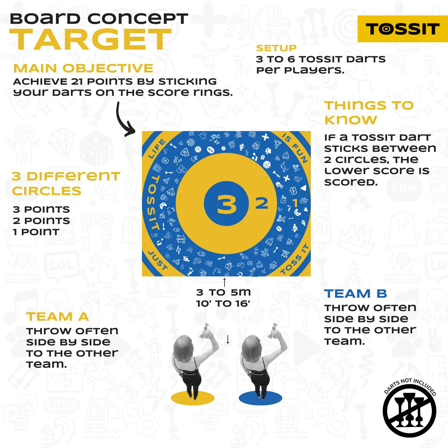 TOSSIT PARTY BOARD-TOSSIT®