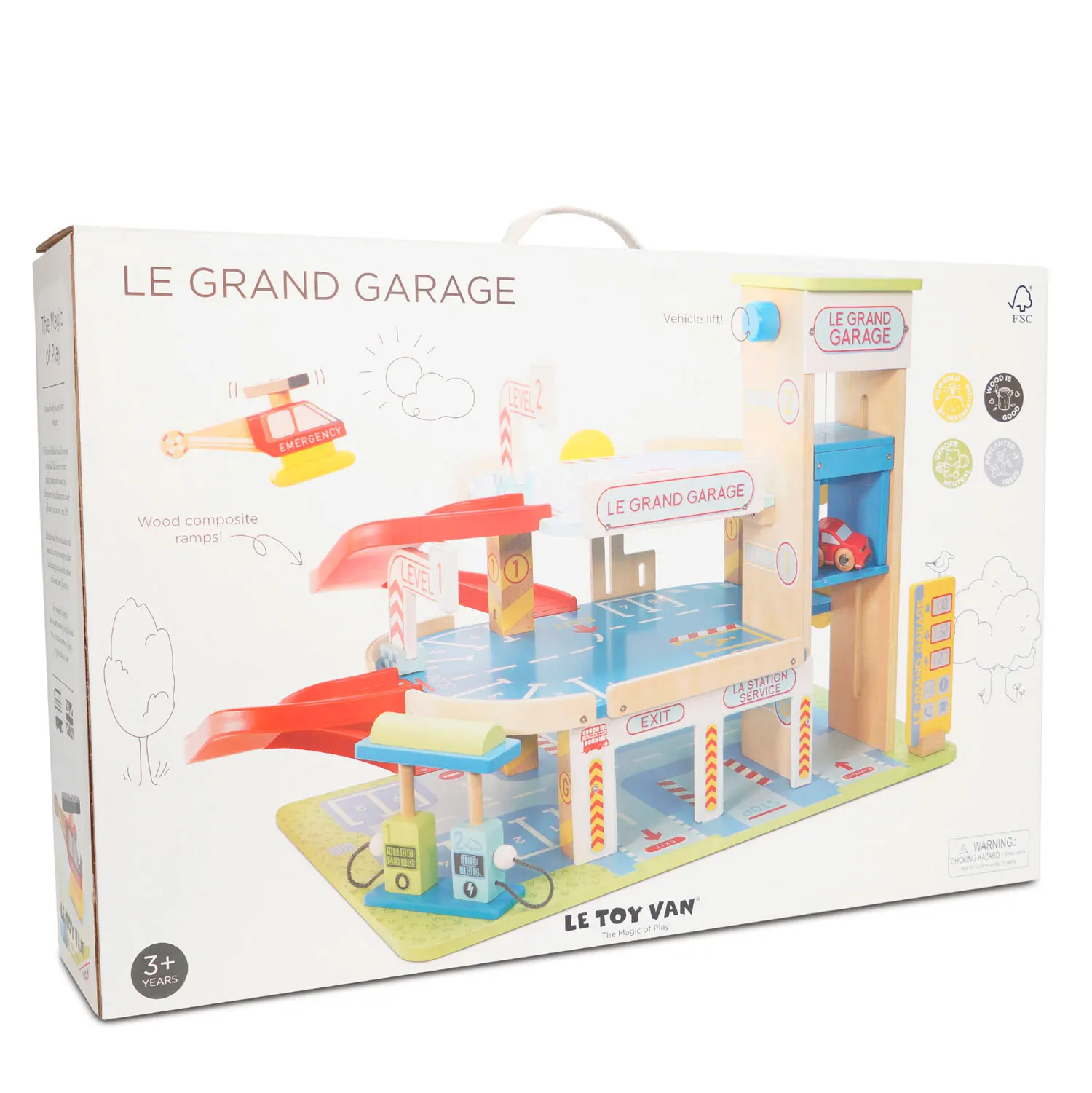 Das große Parkhaus / Le Grand Wooden Garage-Le Toy Van (LTV)