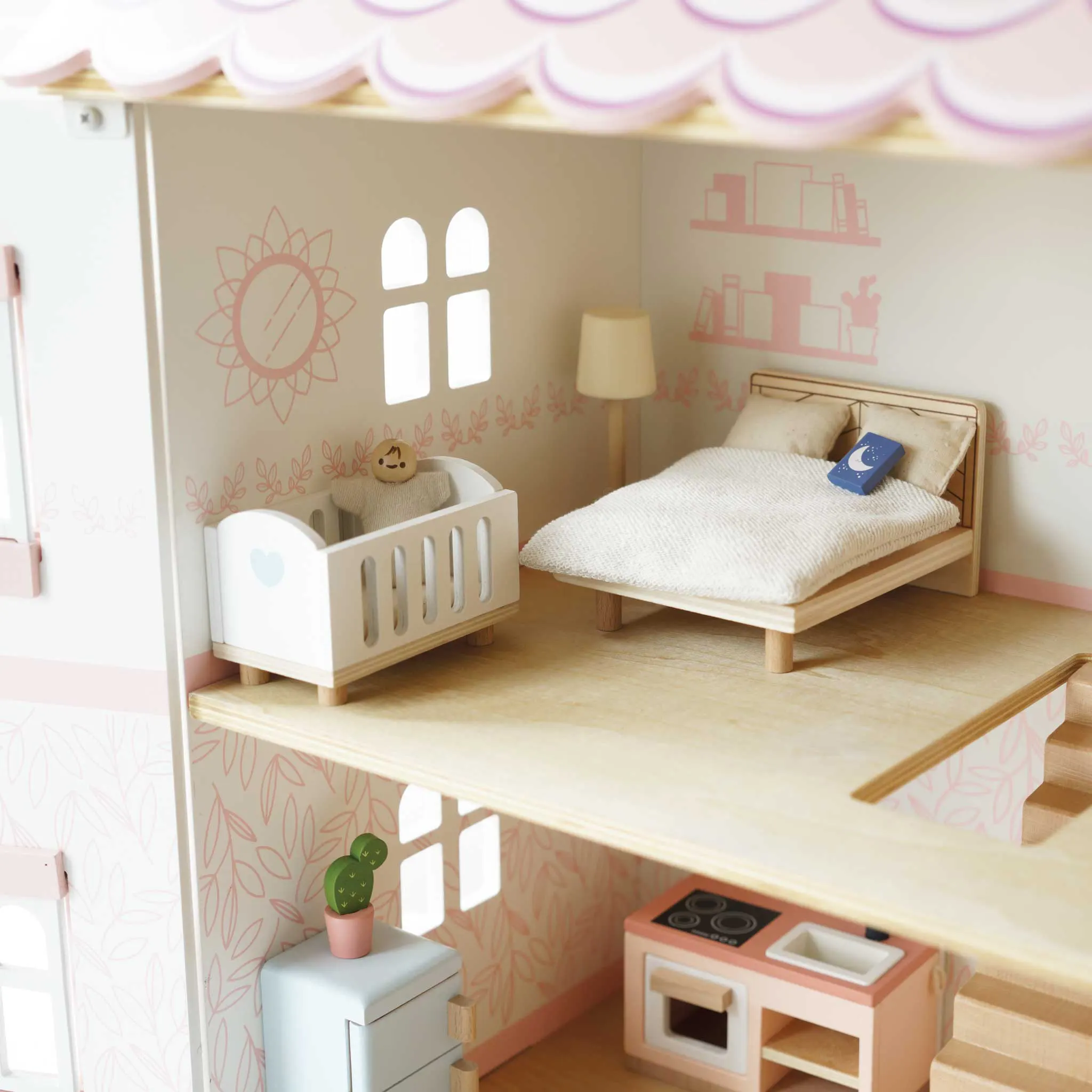Starter Set Puppenhausmöbel/Complete DollsHouse Furniture Set (New Look)-Le Toy Van (LTV)