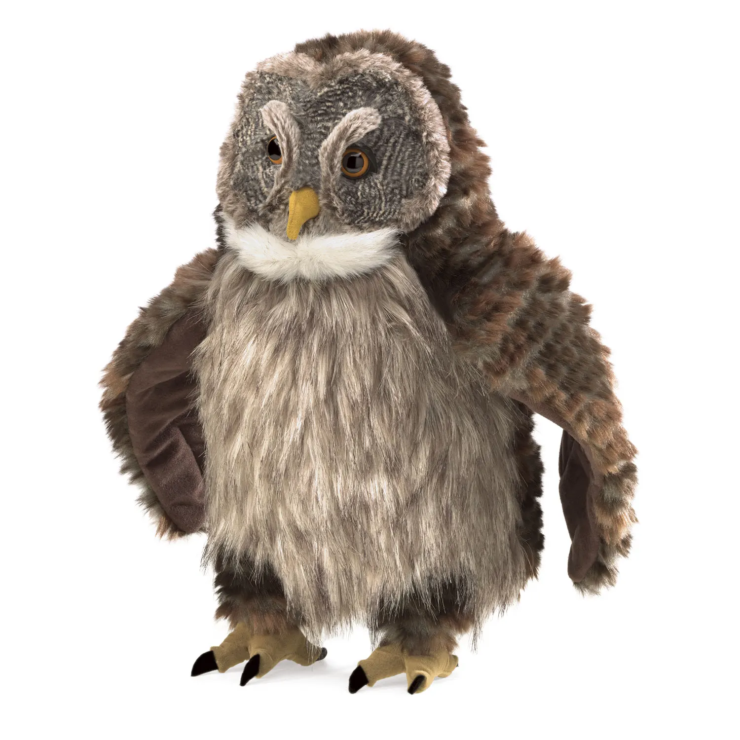 Eule mit „Huhu – Effekt" / Hooting Owl-Folkmanis® Puppets
