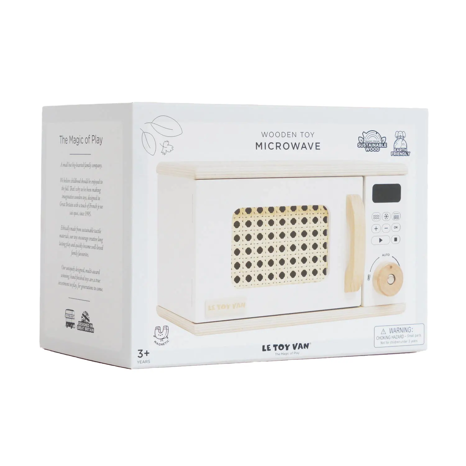 Wooden Microwave Set / Microwelle-Le Toy Van (LTV)
