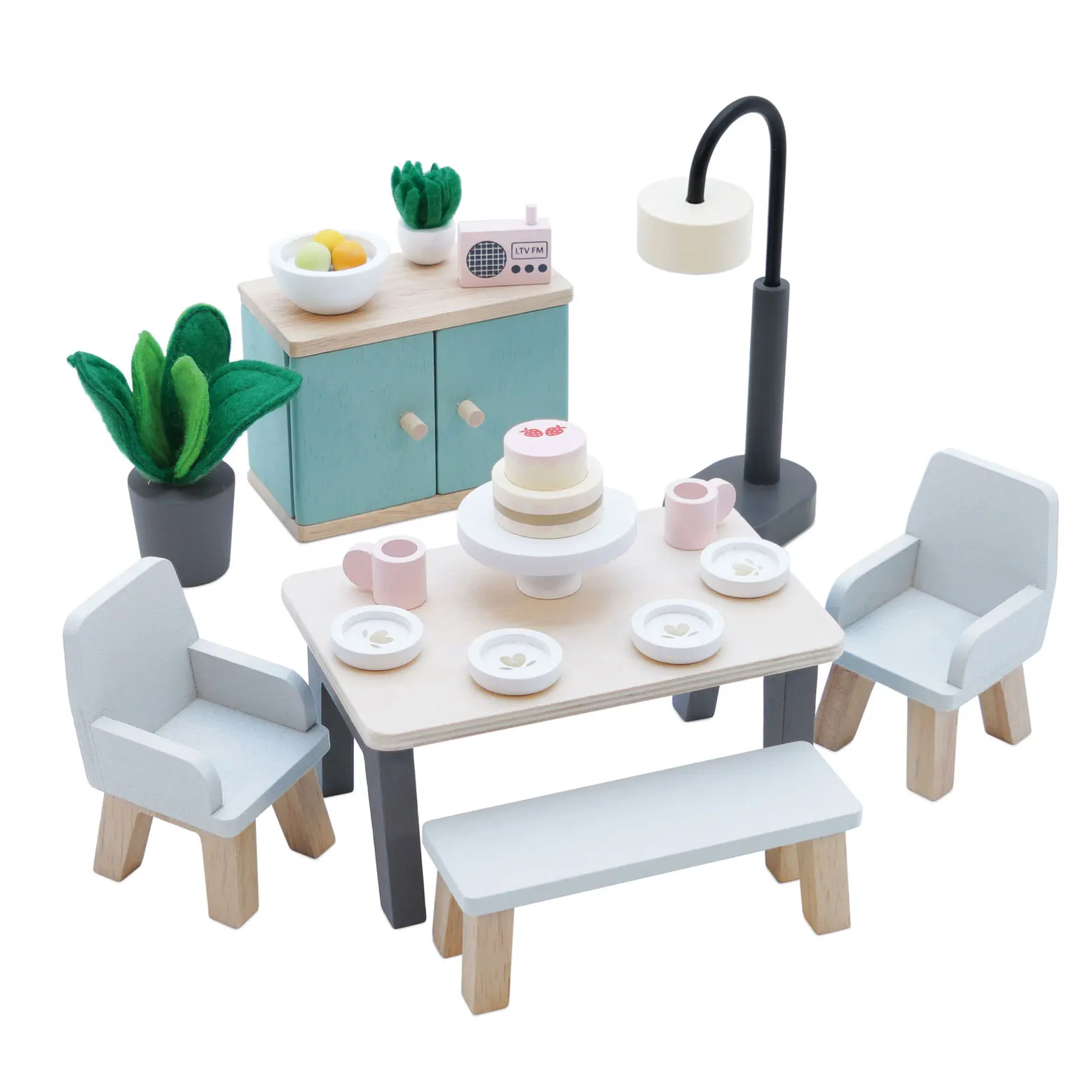 Daisylane Esszimmer / Wooden Dolls House Dining Room (New Look)-Le Toy Van (LTV)