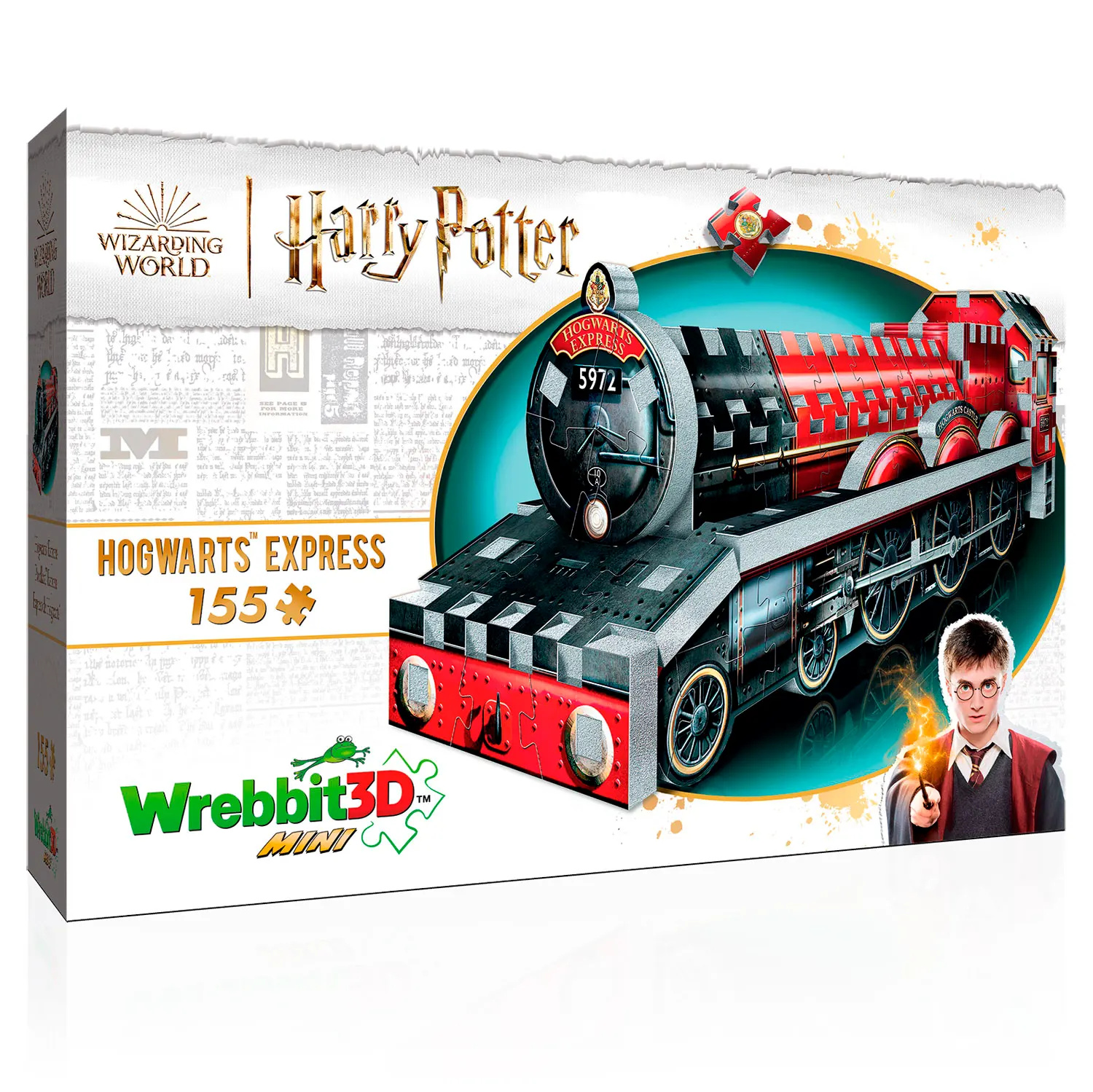 Hogwarts Express Mini Harry Potter/Hogwarts Express Train 155 pcs. 3D-Puzzle-Wrebbit-3D Puzzles
