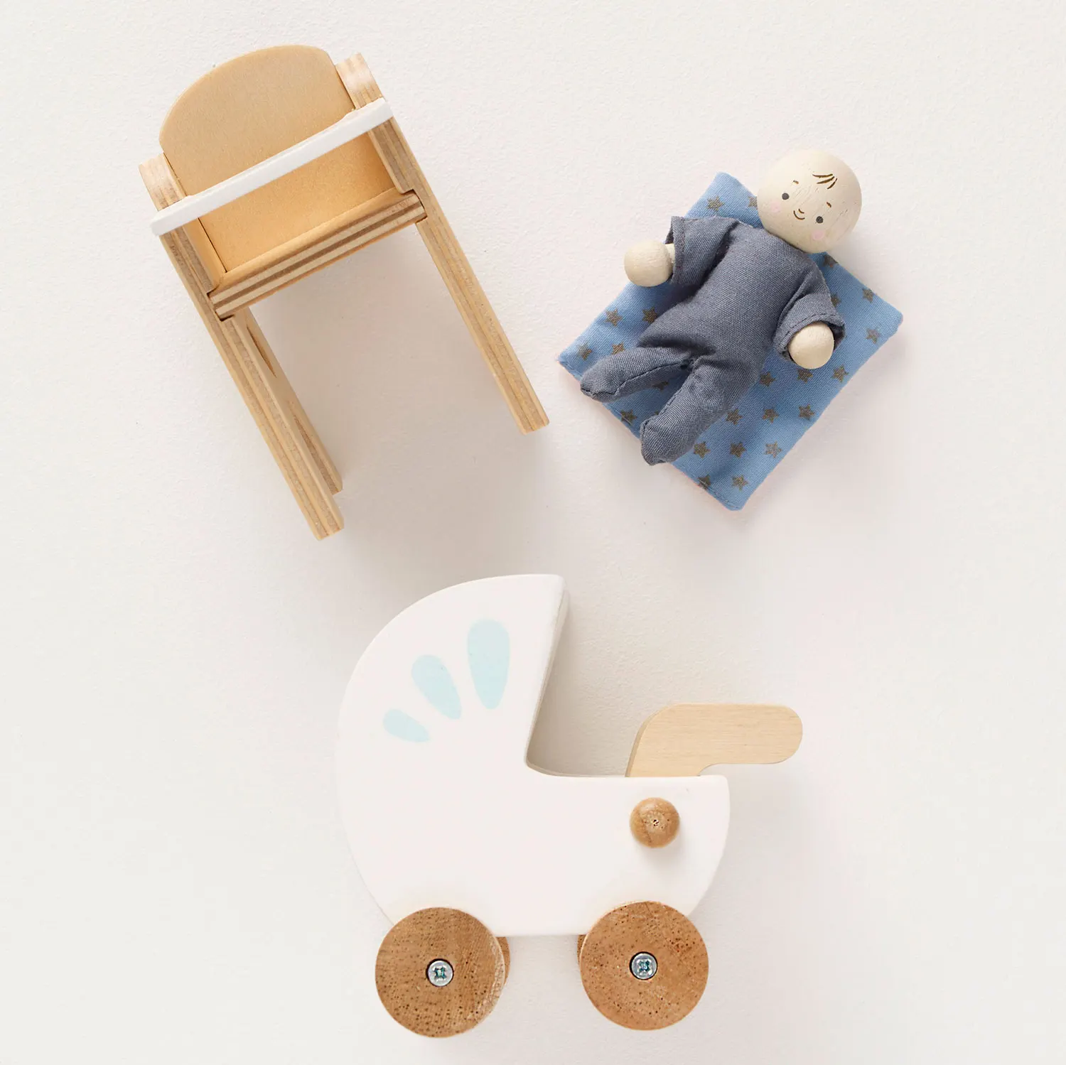 Kleinkind mit Ausstattung / Dolls House Nursery & Baby Set-Le Toy Van (LTV)