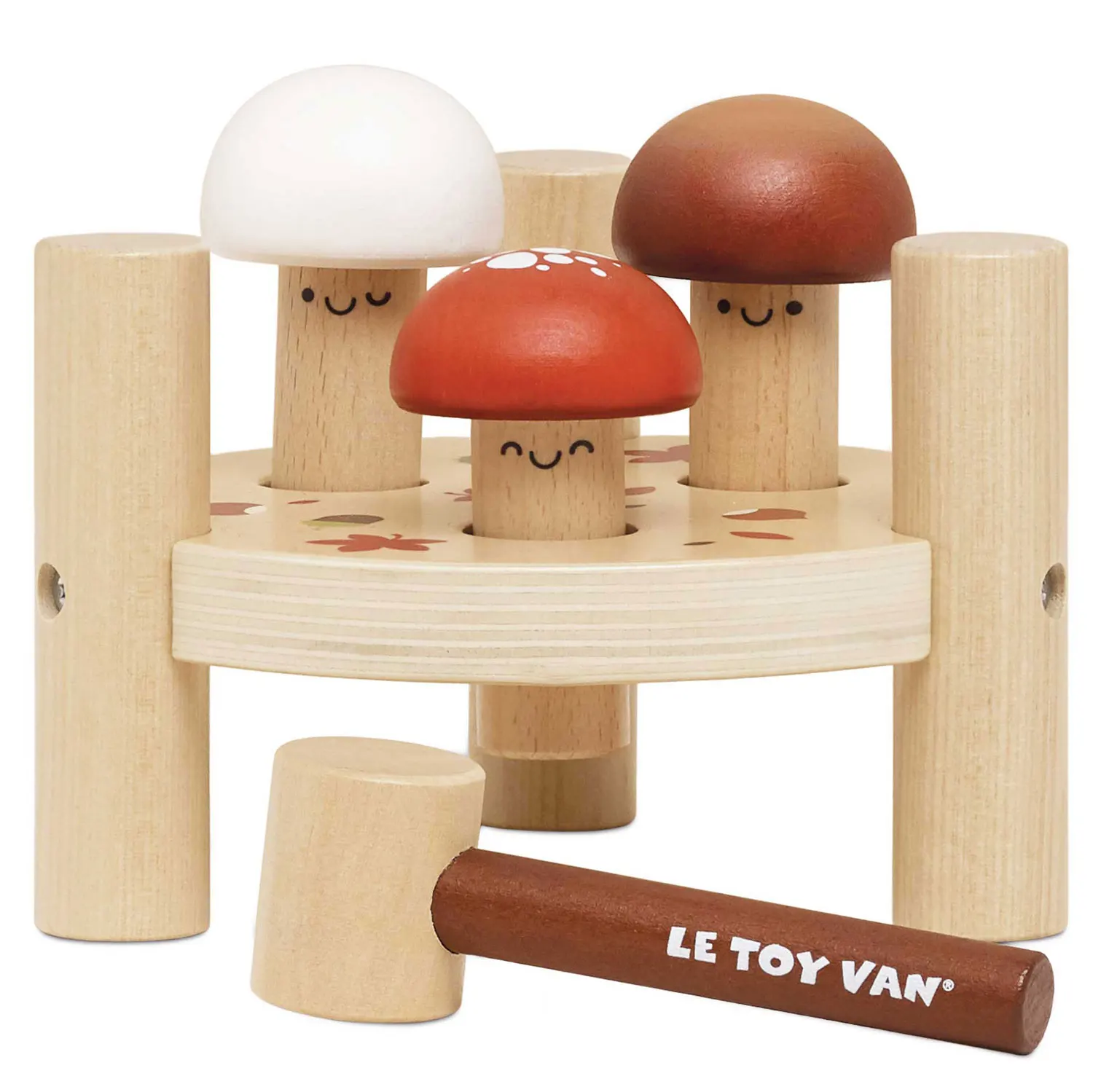 Hammerspiel Pilz / Woodland Mushroom Hammer Game (New Look)-Le Toy Van (LTV)