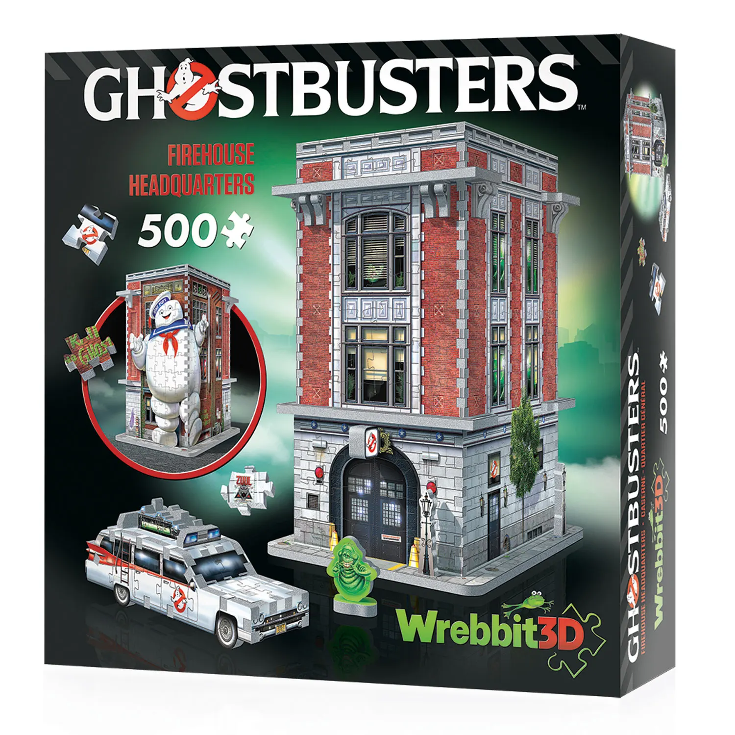 GHOSTBUSTERS FireHouse HQ (500Teile) - 3D-Puzzle-Wrebbit-3D Puzzles