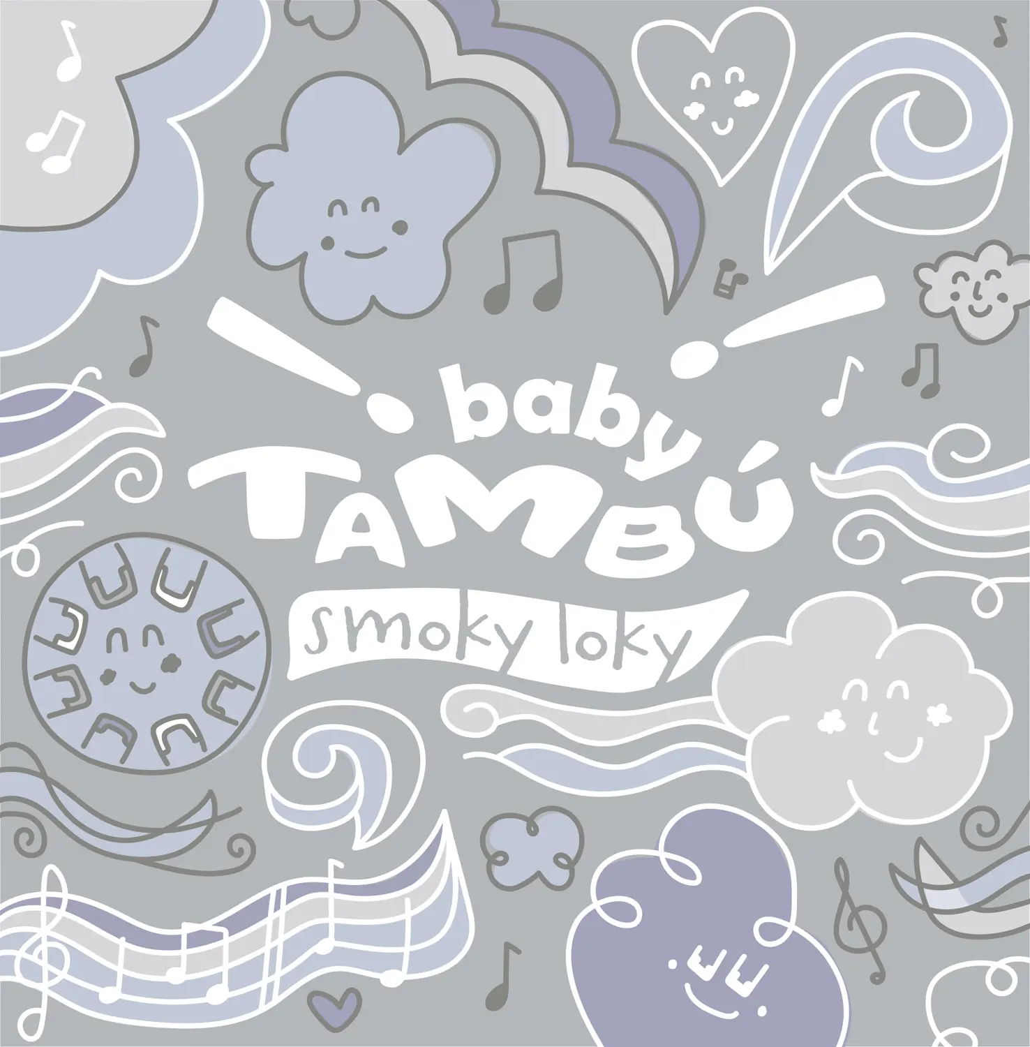 Baby Tambu Smokey Loky (Hellgrau)-JuegaConmigo