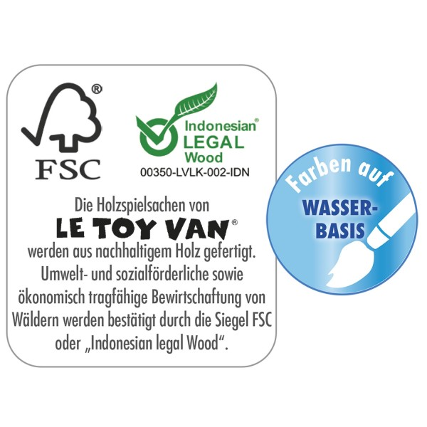 Gemüse Marktkiste / Harvest Vegetables Wooden Food Crate - 2022-Le Toy Van (LTV)