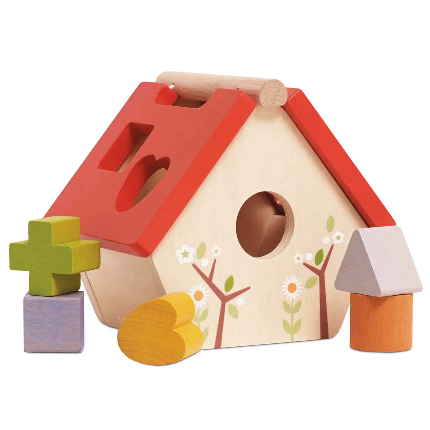 Mein kleines Vogelhaus / Woodland Bird House Shape Sorter (New Look)-Le Toy Van (LTV)