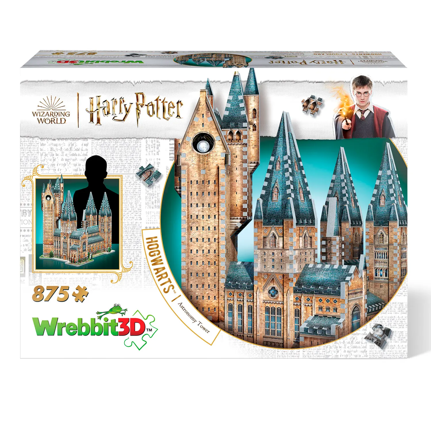 Hogwarts Clocktower Harry Potter 420 pcs. - 3D-Puzzle-Wrebbit-3D Puzzles