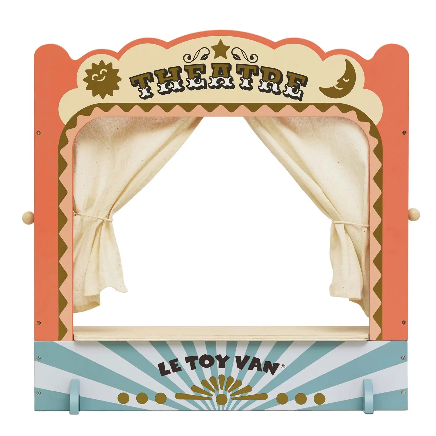 Tabletop Puppet Wooden Theatre / Tischtheater