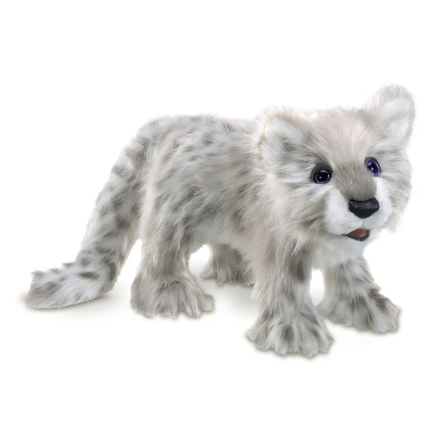 Baby Schneeleopard / Snow Leopard Cub-Folkmanis® Puppets