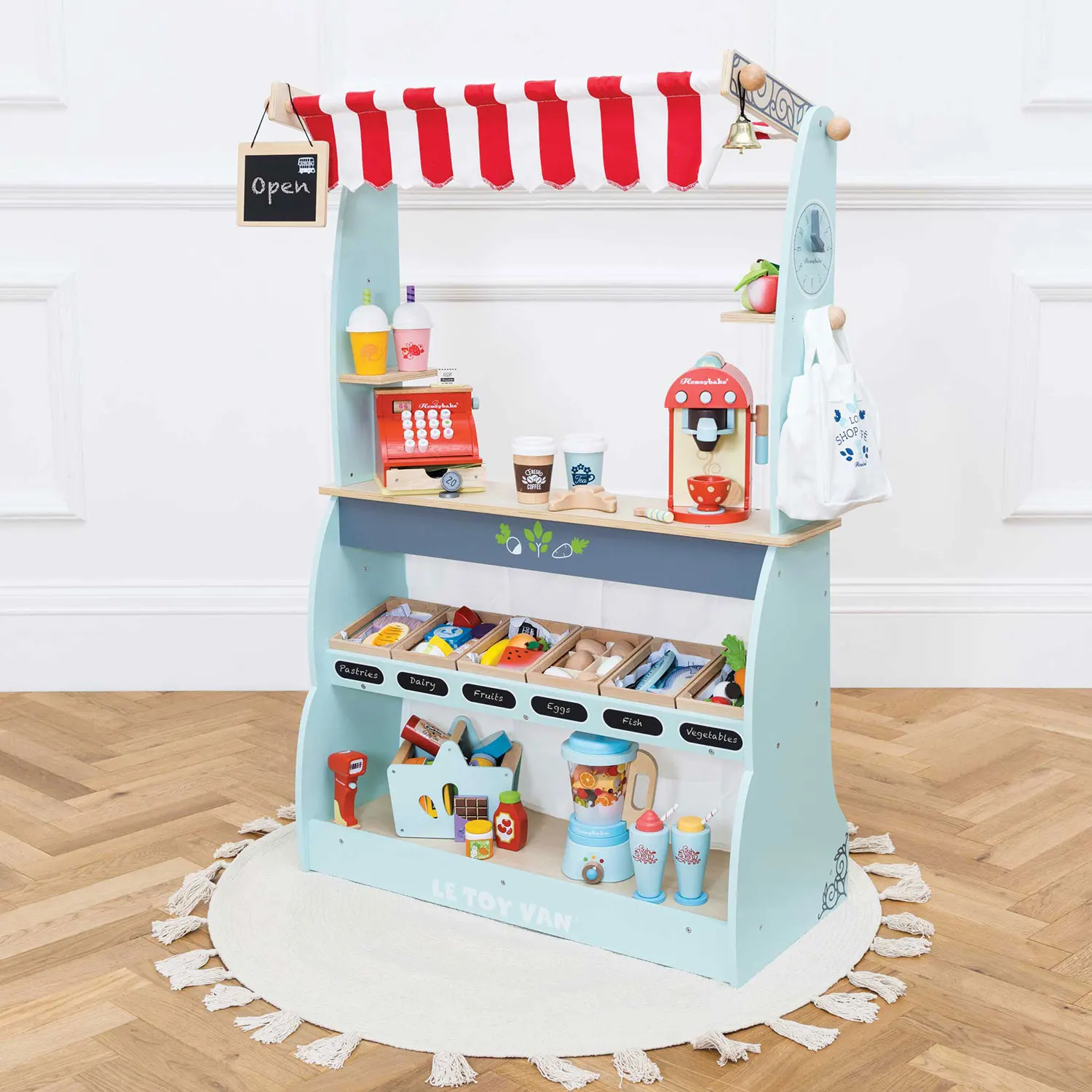 Laden & Cafe / Shop & Cafe Market Stand-Le Toy Van (LTV)