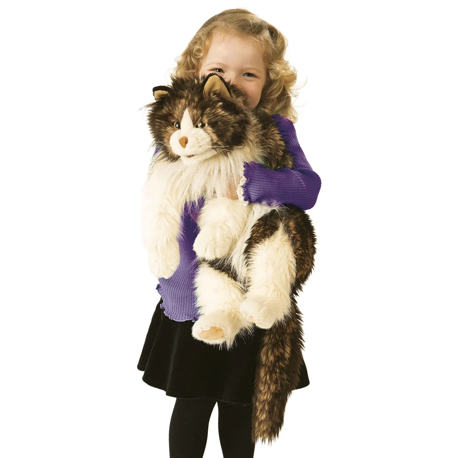Wuschelige Katze / Ragdoll Cat-Folkmanis® Puppets