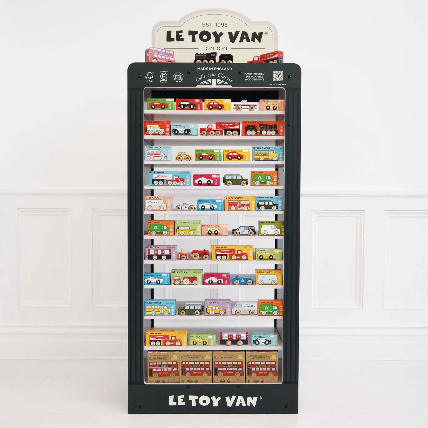 GT Series (holds 500 units) / Display-Groß-Le Toy Van (LTV)