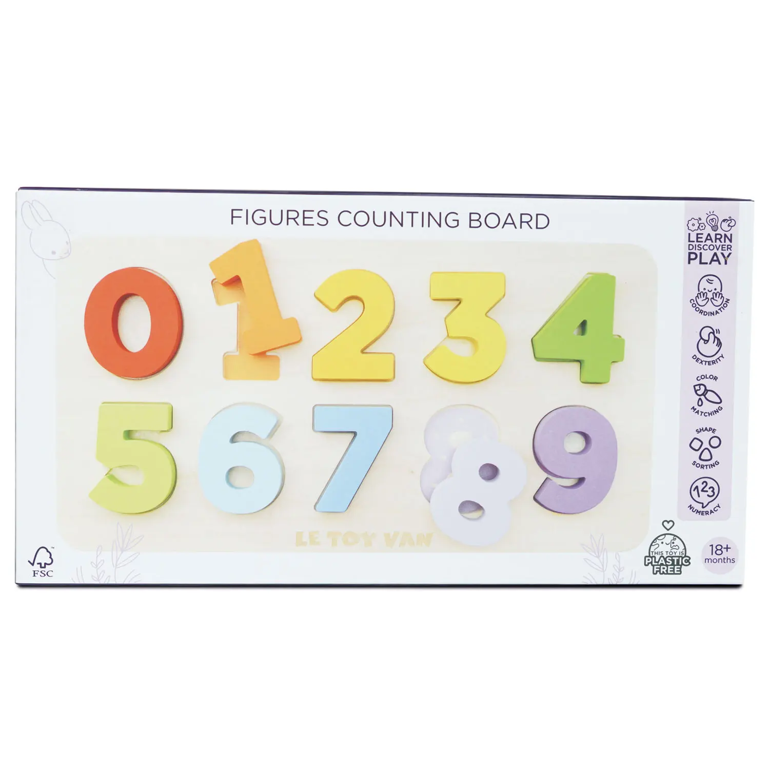 Zahlenpuzzle / Figures Counting Puzzles-Le Toy Van (LTV)
