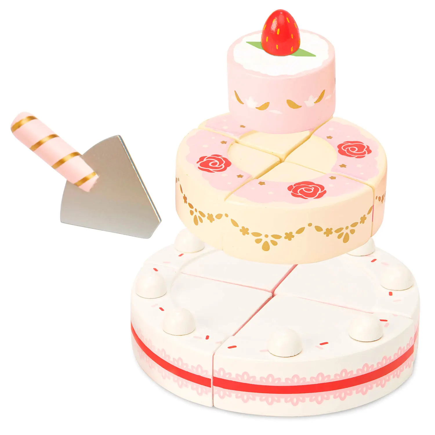 Hochzeitstorte mit Erdbeeren / Sliceable Wedding Cake-Le Toy Van (LTV)
