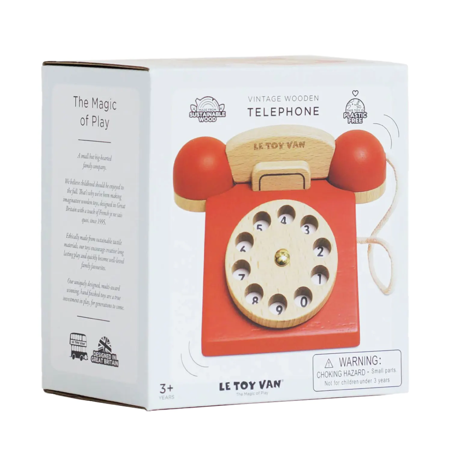 Vintage Wooden Phone-Le Toy Van (LTV)