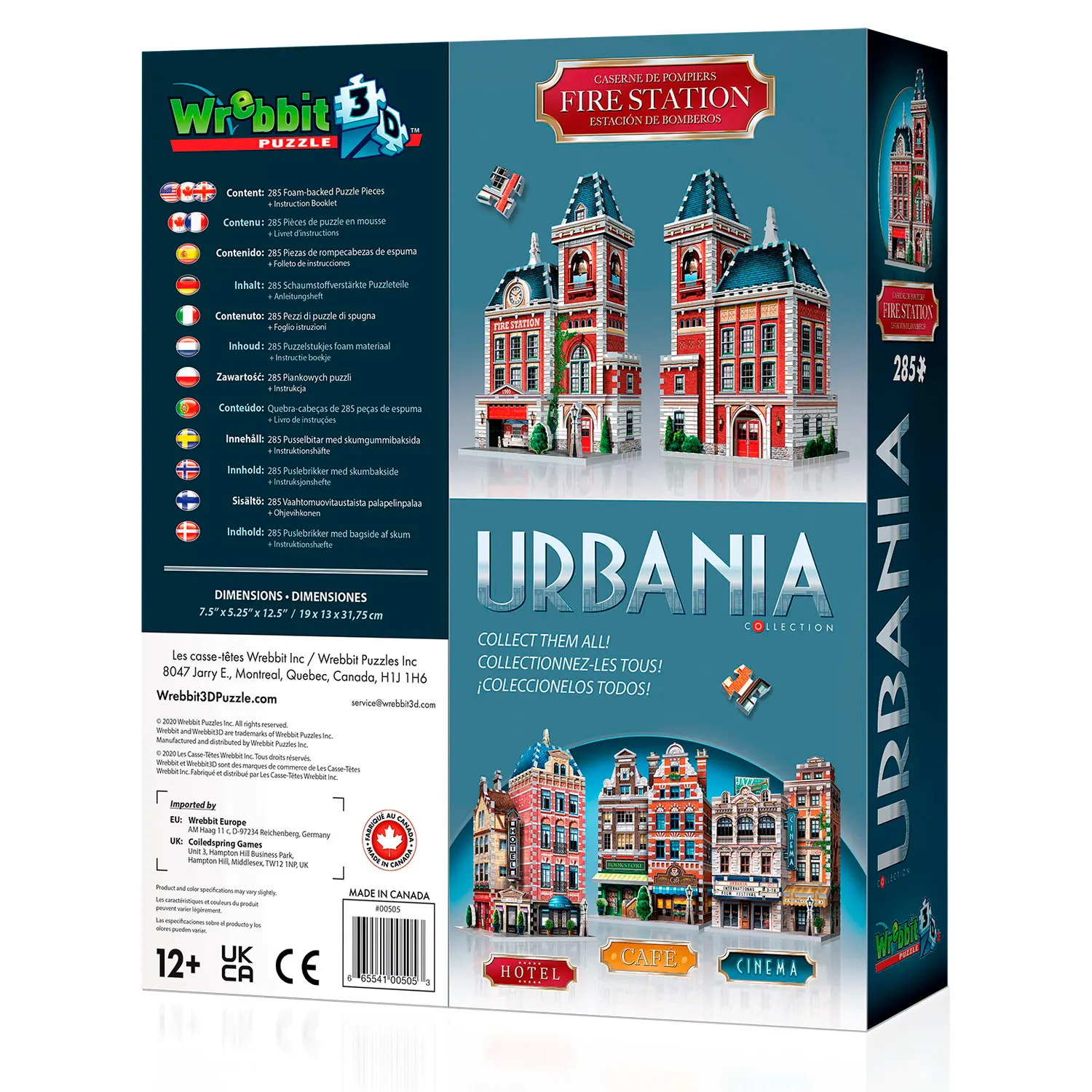 Urbania: Feuerwache / Fire Station-Wrebbit-3D Puzzles