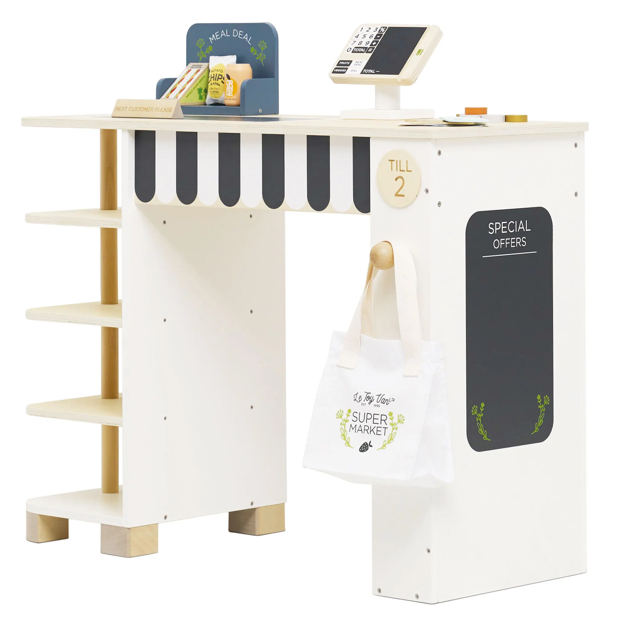 Supermarktkasse & Zubehör / Supermarket Till Checkout & Accessories-Le Toy Van (LTV)