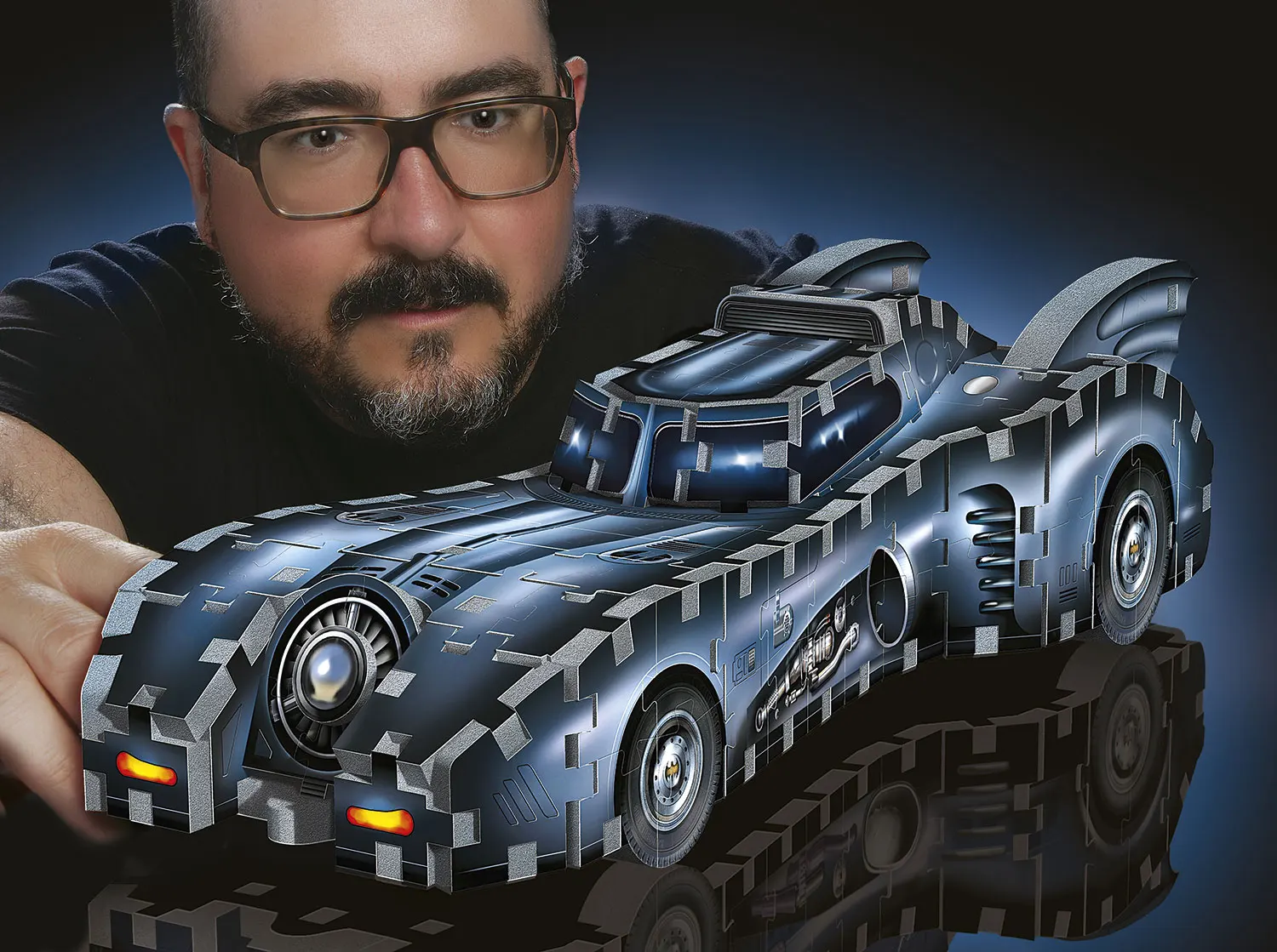 Batmobil 255 pcs. 3D Puzzle-Wrebbit-3D Puzzles