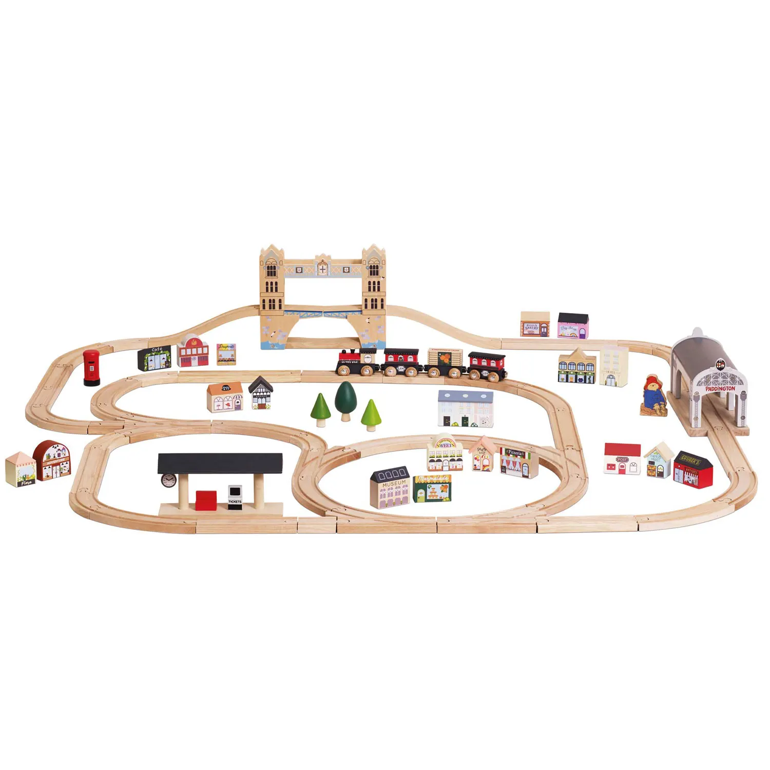 Paddington Wooden Train Set