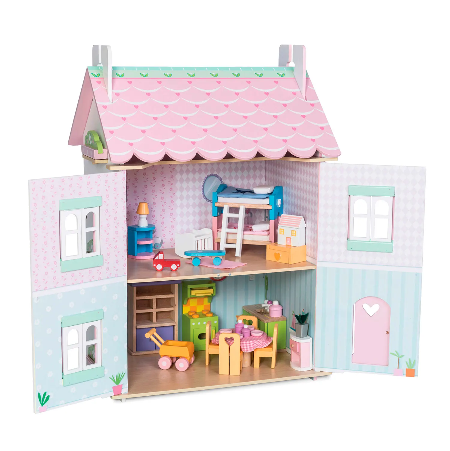 Sweetheart Häuschen (mit Möbeln) / Sweetheart Cottage (inclusive Furniture)-Le Toy Van (LTV)