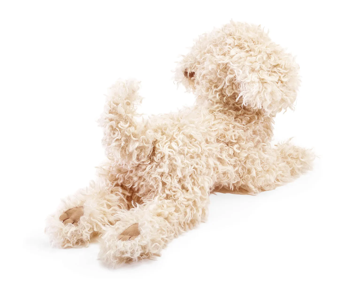 White Poodle Puppy / Pudelwelpe, weiß-Folkmanis® Handpuppen