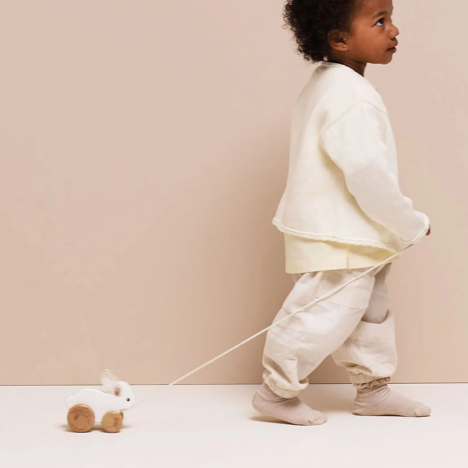 Pull Along Hopping Bunny
