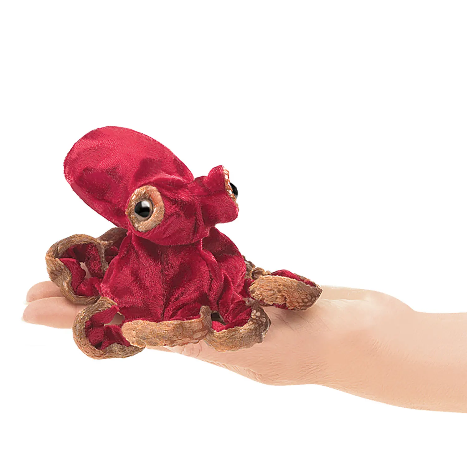 Mini Oktopus, rot / Mini Red Octopus-Folkmanis® Puppets