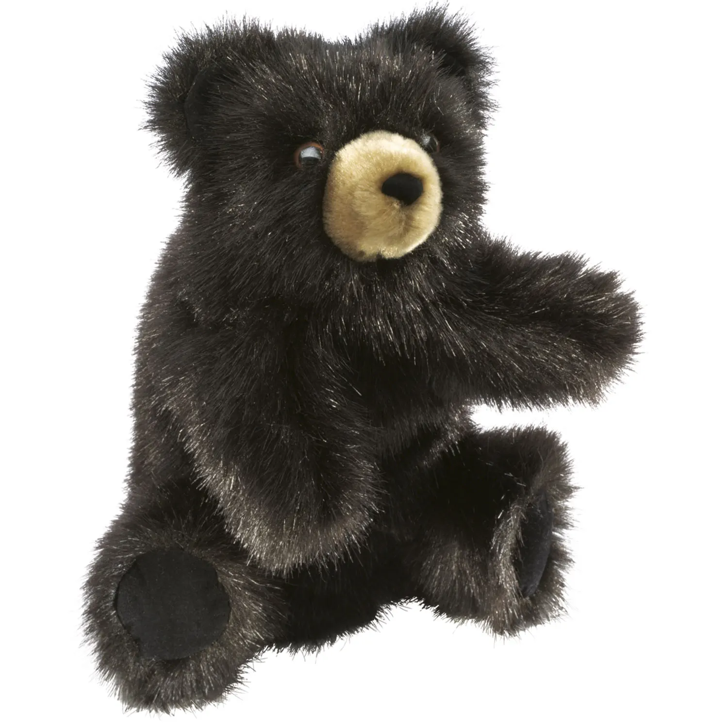 Kleiner dunkelbrauner Bär / Baby Black Bear-Folkmanis® Puppets