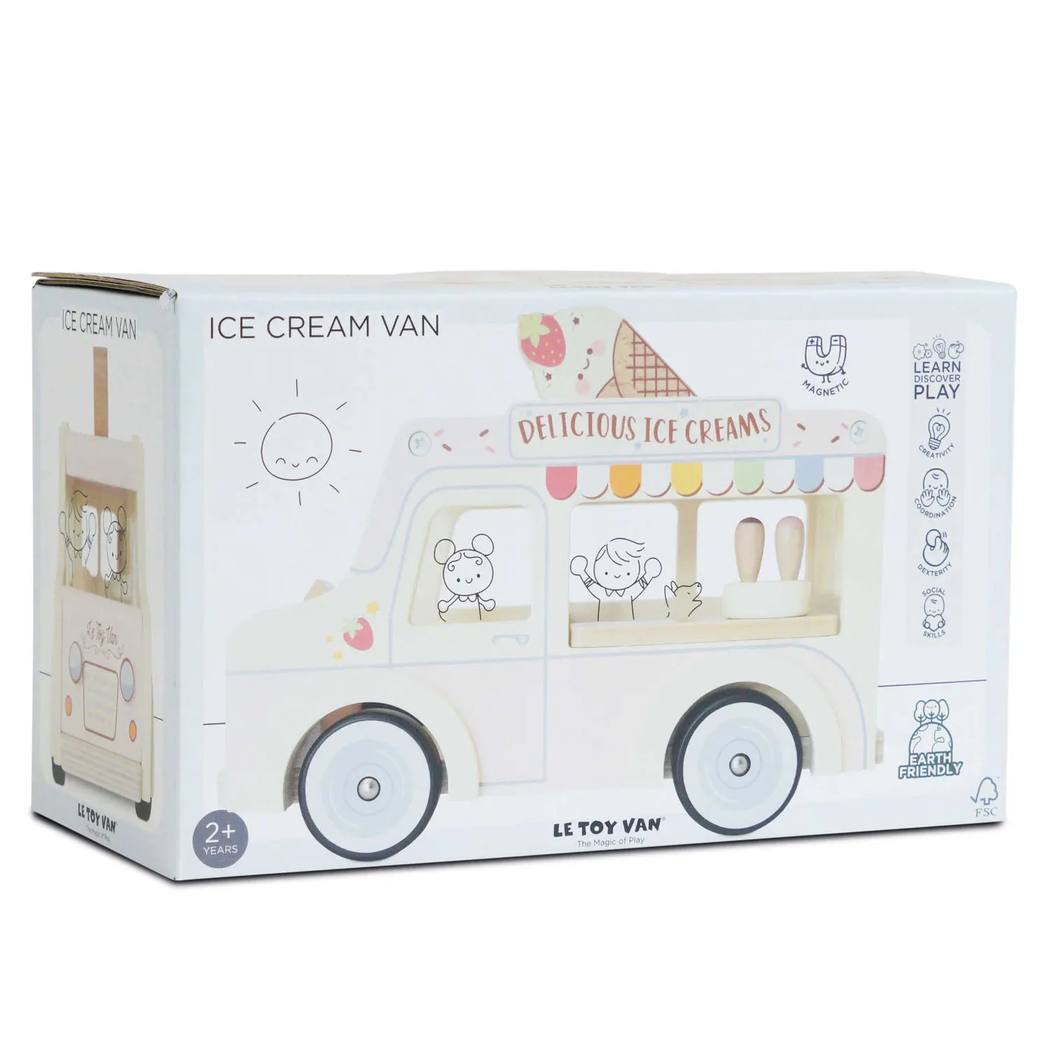 Eiscremewagen / Wooden Ice Cream Van-Le Toy Van (LTV)