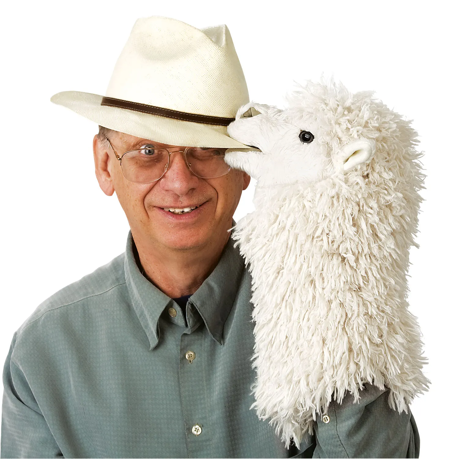 Lama für die Puppenbühne / Alpaca Stage Puppet-Folkmanis® Puppets