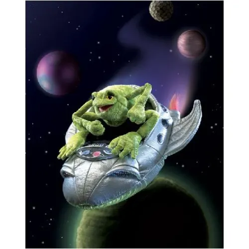 Frosch im Raumschiff / Frog in Spaceship-Folkmanis® Puppets