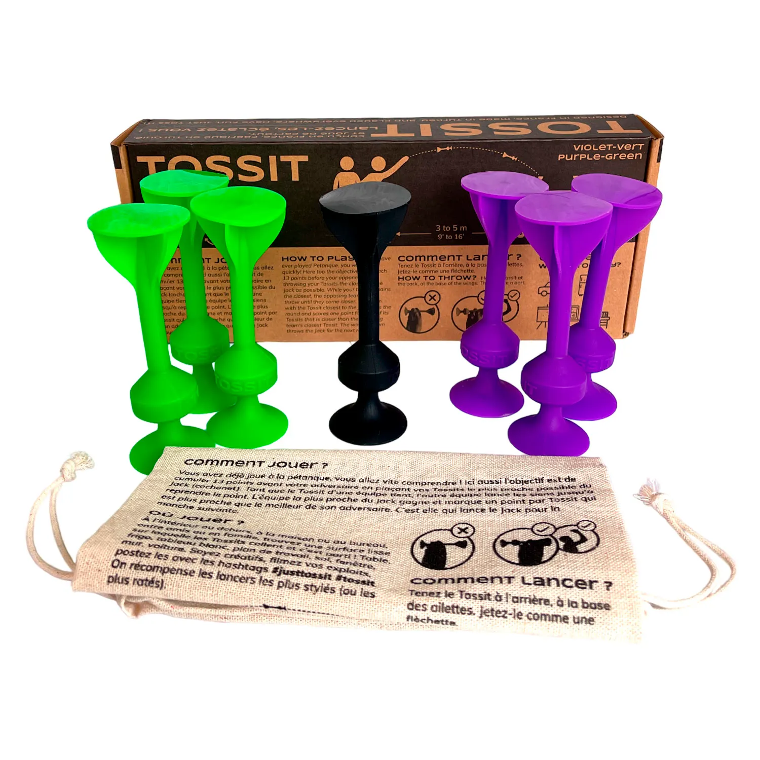 TOSSIT ORIGINAL STARTER PACK lila / grün-TOSSIT®