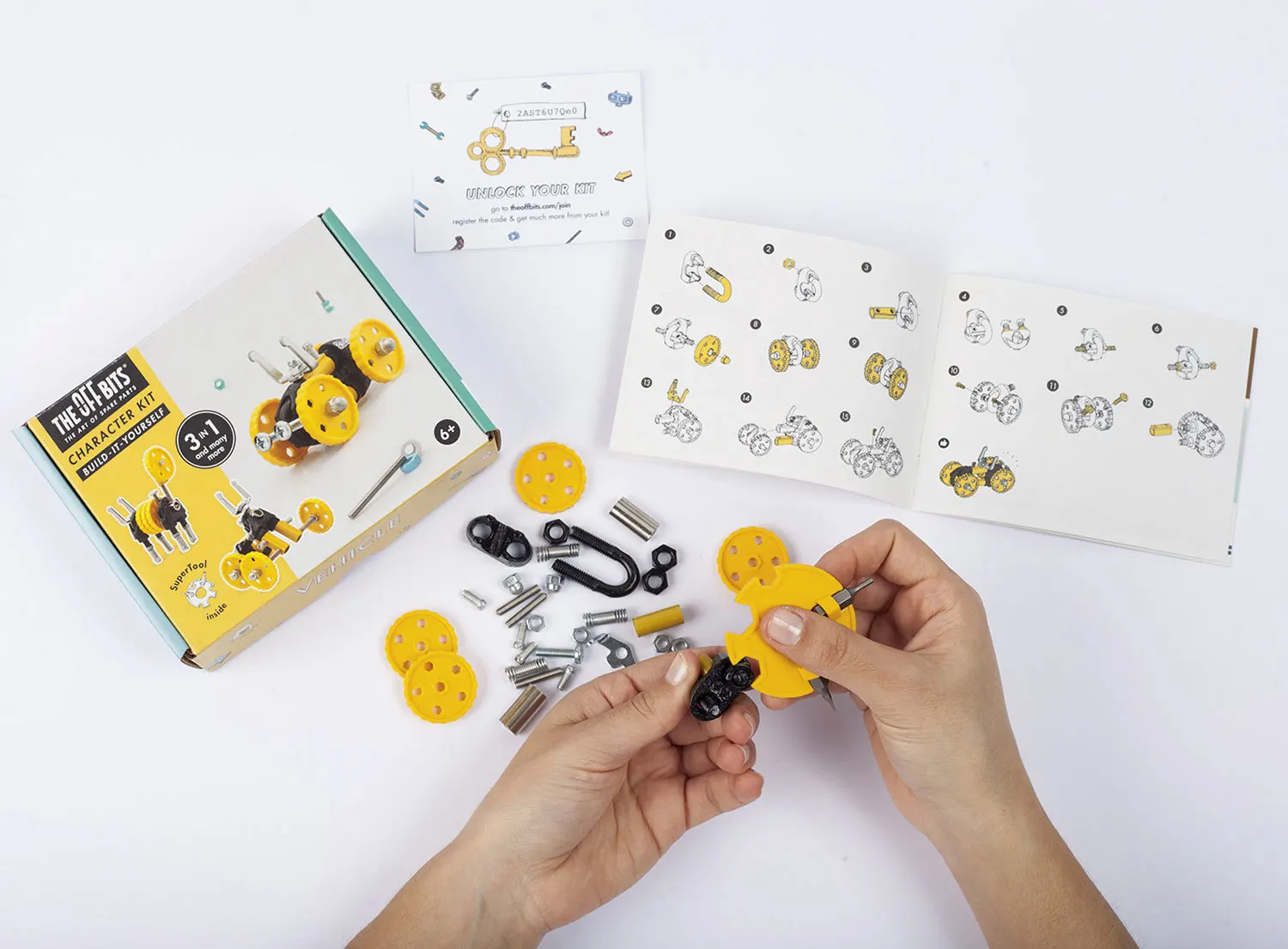 Vehicle Kit - Yellow Car - BlazeBit-TheOffbits