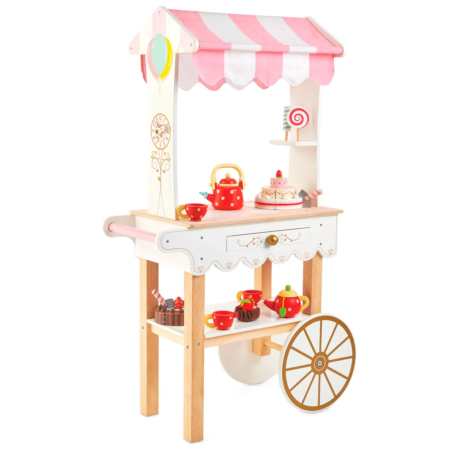 Tee- & Süßigkeitenwagen / Tea & Treats Trolley Market Stall-Le Toy Van (LTV)