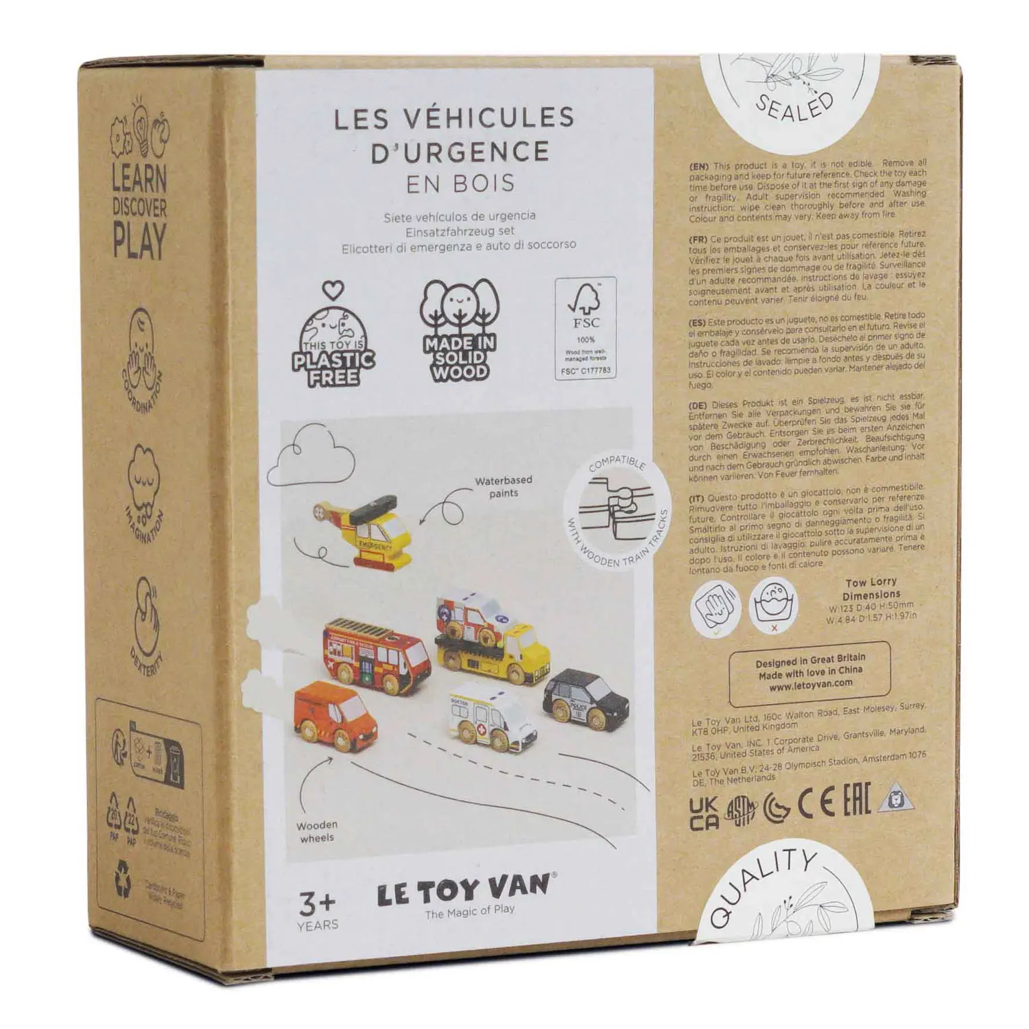 Rettungsfahreuge / Emergency Rescue Vehicles-Le Toy Van (LTV)