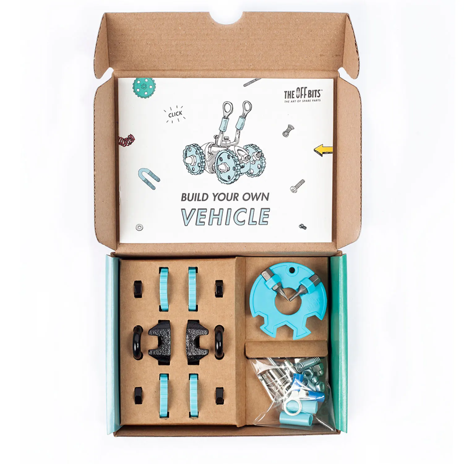 Vehicle Kit - Blue Car - GearBit-TheOffbits