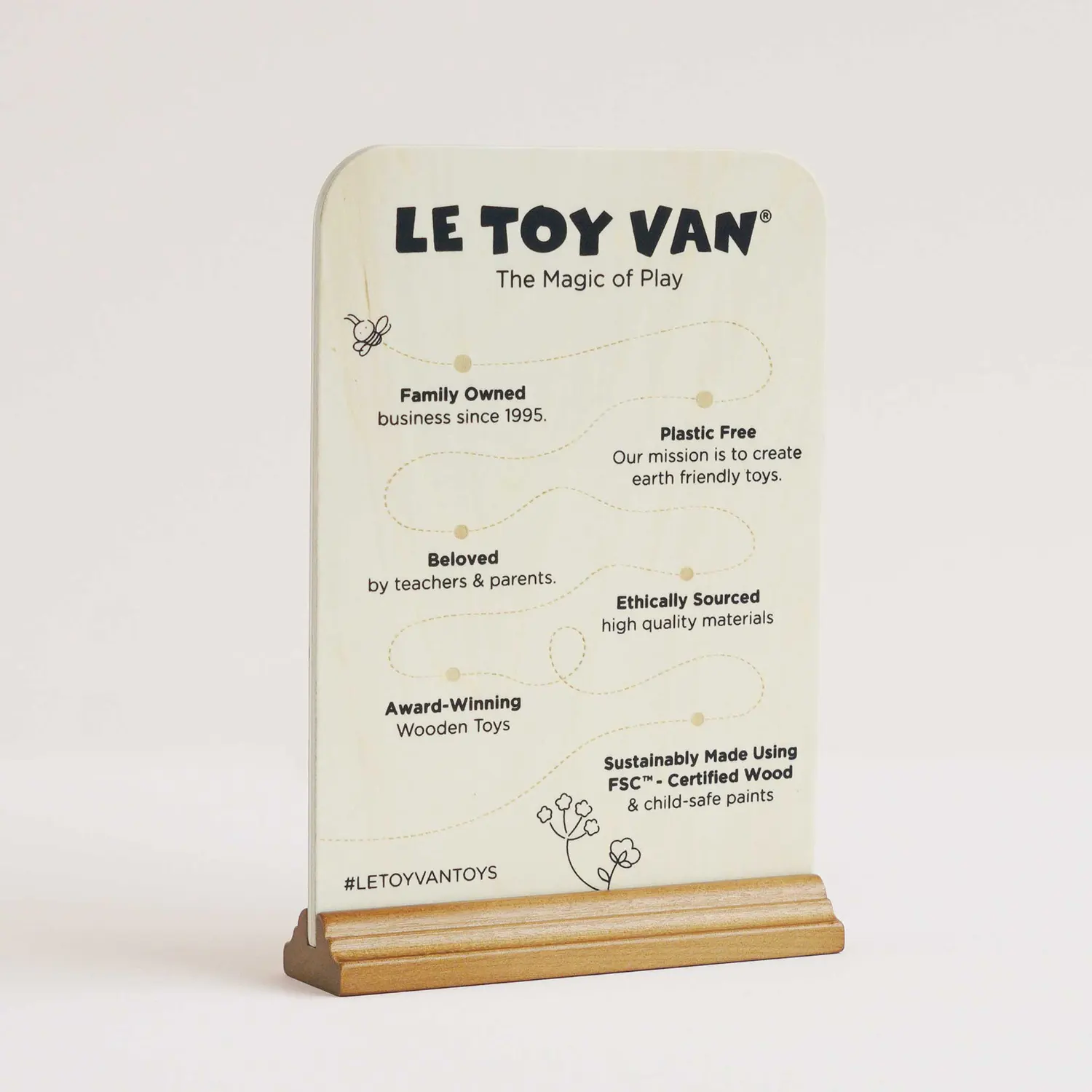Infotafel / Retail Info Board-Le Toy Van (LTV)